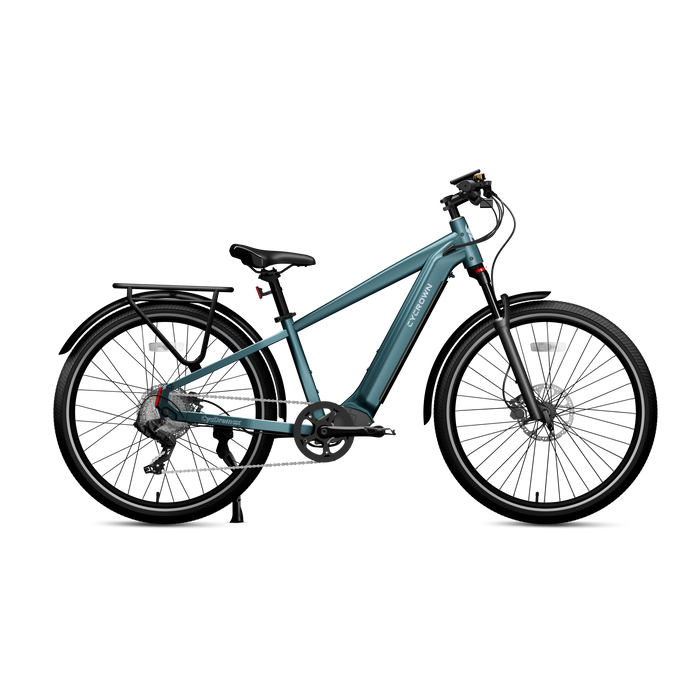 Cycrown Dremax Commuter Step-Through Ebike Electric Bike - 48V 500W dual hydraulic brakes, 27.4" x 2.4" Kenda tires, max load 330 lbs - 100% Financing Available!