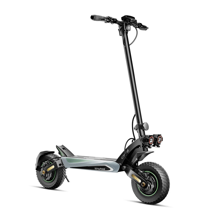 isinwheel GT4 Single or Dual Motor Off Road Electric Scooter - 1200W(x2),  48V/52V, 20/18.2Ah, 35/45mph, 50-mile range - 100% Financing Available!