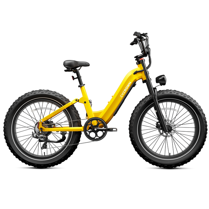 Roma All-Terrain Electric Bike with Kid Seat Indigo Blue