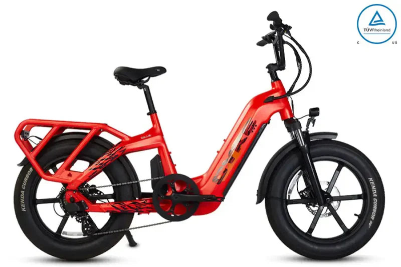 Cyke Collie Cargo 750W Hub-Drive Step-Through  Fat Tire Electric Bike - 48V 20Ah, 28 MPH, 100 Mile Range, Hydraulic Brakes - 100% Financing Available!