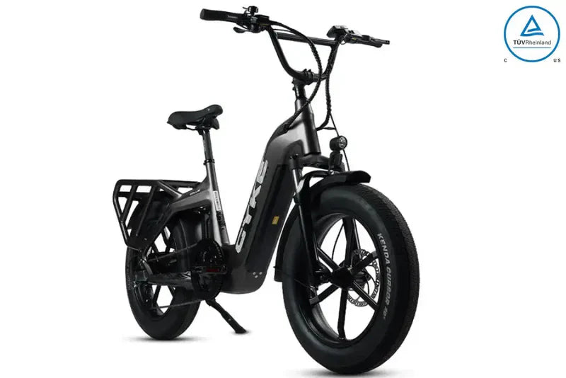 Cyke Collie Cargo 750W Hub-Drive Step-Through  Fat Tire Electric Bike - 48V 20Ah, 28 MPH, 100 Mile Range, Hydraulic Brakes - 100% Financing Available!