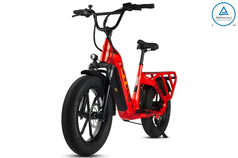 Cyke Collie Cargo 750W Hub-Drive Step-Through  Fat Tire Electric Bike - 48V 20Ah, 28 MPH, 100 Mile Range, Hydraulic Brakes - 100% Financing Available!