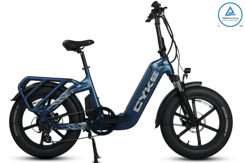 Cyke Grizzly Foldable 750W Hub-Drive Fat Tire Electric Bike - 48V 20Ah, 28 MPH, 100 Mile Range, Hydraulic Brakes - 100% Financing Available!