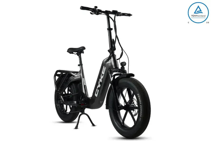 Cyke Grizzly Foldable 750W Hub-Drive Fat Tire Electric Bike - 48V 20Ah, 28 MPH, 100 Mile Range, Hydraulic Brakes - 100% Financing Available!
