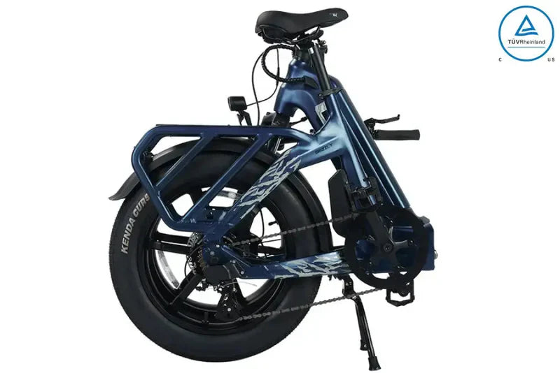 Cyke Grizzly Foldable 750W Hub-Drive Fat Tire Electric Bike - 48V 20Ah, 28 MPH, 100 Mile Range, Hydraulic Brakes - 100% Financing Available!