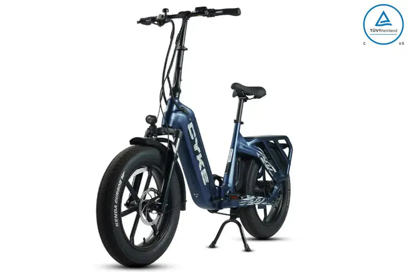 Cyke Grizzly Foldable 750W Hub-Drive Fat Tire Electric Bike - 48V 20Ah, 28 MPH, 100 Mile Range, Hydraulic Brakes - 100% Financing Available!