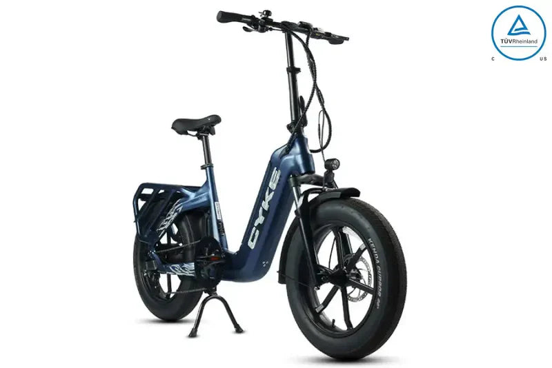 Cyke Grizzly Foldable 750W Hub-Drive Fat Tire Electric Bike - 48V 20Ah, 28 MPH, 100 Mile Range, Hydraulic Brakes - 100% Financing Available!