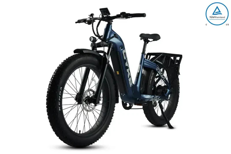 Cyke Lynx 750W Step-Through Fat Tire Electric Bike - 48V 20Ah, 28 MPH, 100 Mile Range, Hydraulic Brakes - 100% Financing Available!