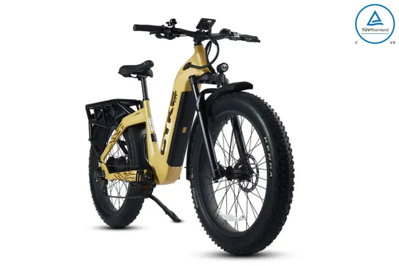 Cyke Lynx 750W Step-Through Fat Tire Electric Bike - 48V 20Ah, 28 MPH, 100 Mile Range, Hydraulic Brakes - 100% Financing Available!