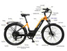 e-JOE Electric Bikes eJOE JADE SPORT Step Over Commuter Electric Bike 48V 750W 14Ah, Range up to 45 miles, Max speed 25mph