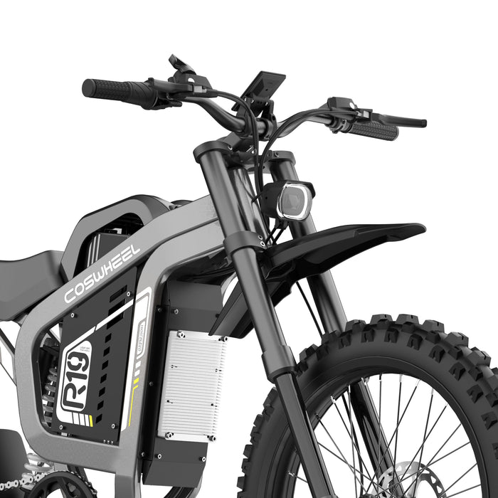 COSWHEEL R19 Electric Dirt Bike - 72V 6000W Top Speed 50MPH! 100% Financing Available!