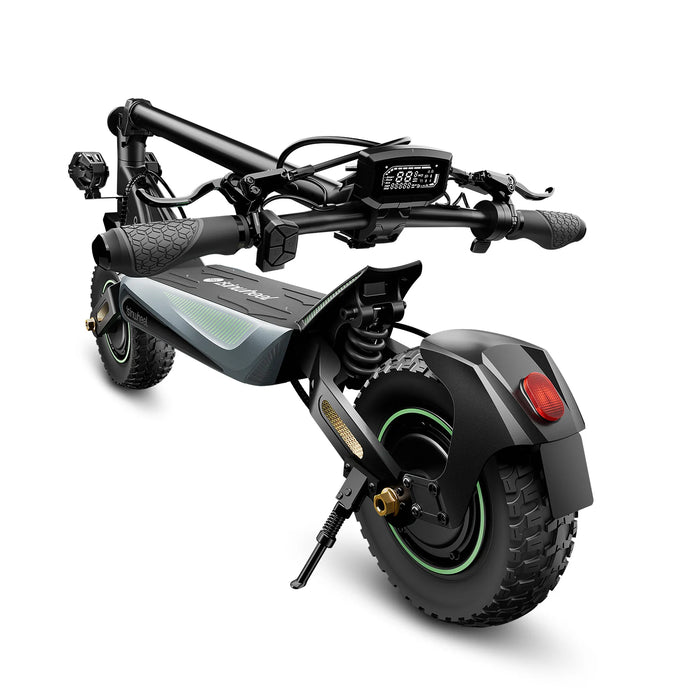 isinwheel GT4 Single or Dual Motor Off Road Electric Scooter - 1200W(x2),  48V/52V, 20/18.2Ah, 35/45mph, 50-mile range - 100% Financing Available!