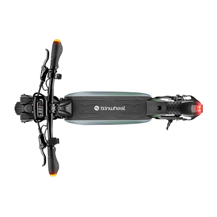 isinwheel GT4 Single or Dual Motor Off Road Electric Scooter - 1200W(x2),  48V/52V, 20/18.2Ah, 35/45mph, 50-mile range - 100% Financing Available!