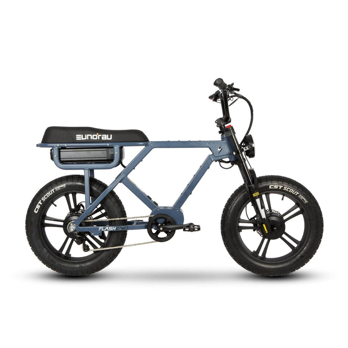 EUNORAU Electric Bike EUNORAU FLASH Electric Bike - 52V 16Ah 750-1000W, Full Suspension, Range upto 220 miles!, Max Capacity 440lbs