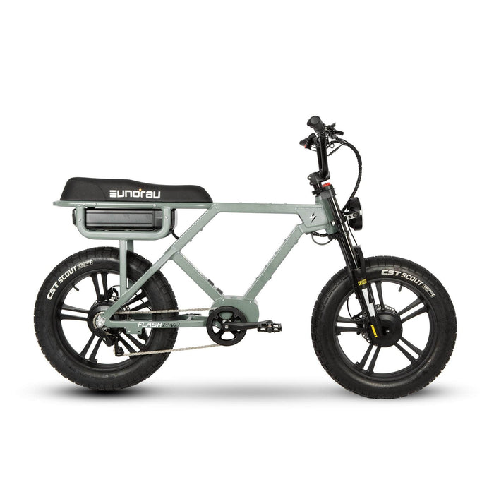 EUNORAU Electric Bike EUNORAU FLASH Electric Bike - 52V 16Ah 750-1000W, Full Suspension, Range upto 220 miles!, Max Capacity 440lbs