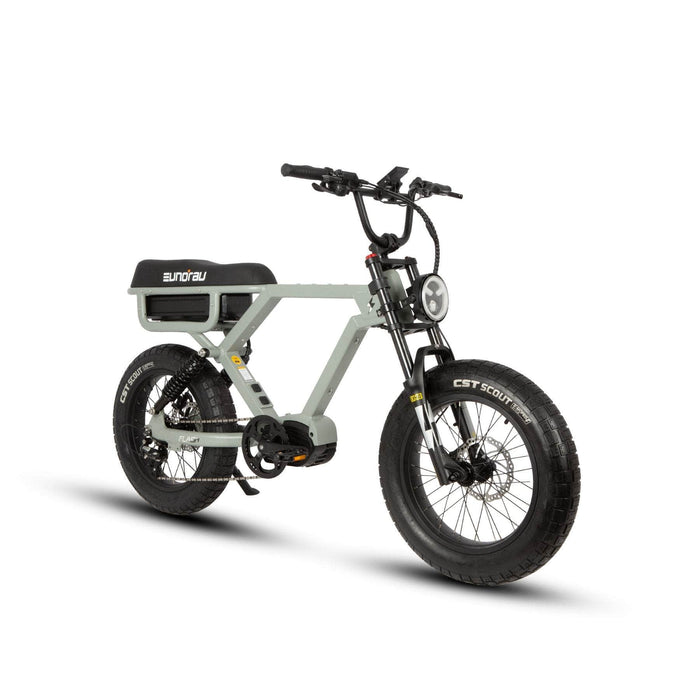 EUNORAU Electric Bike EUNORAU FLASH Electric Bike - 52V 16Ah 750-1000W, Full Suspension, Range upto 220 miles!, Max Capacity 440lbs