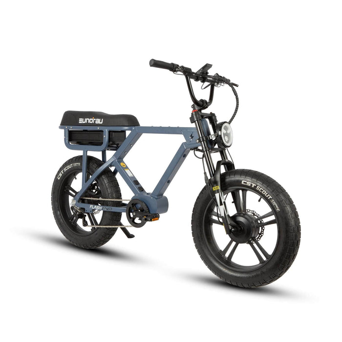 EUNORAU Electric Bike EUNORAU FLASH Electric Bike - 52V 16Ah 750-1000W, Full Suspension, Range upto 220 miles!, Max Capacity 440lbs