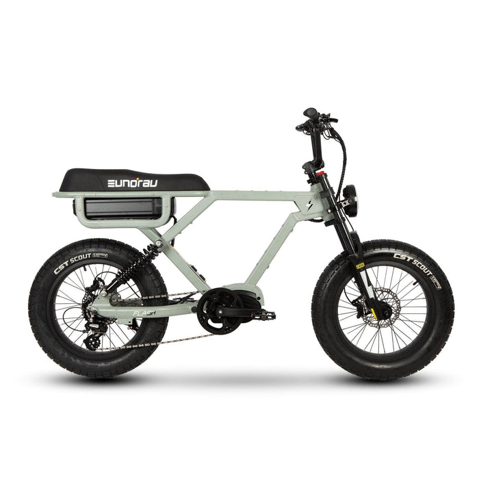 EUNORAU Electric Bike Lunar Dust / Rear-drive EUNORAU FLASH Electric Bike - 52V 16Ah 750-1000W, Full Suspension, Range upto 220 miles!, Max Capacity 440lbs