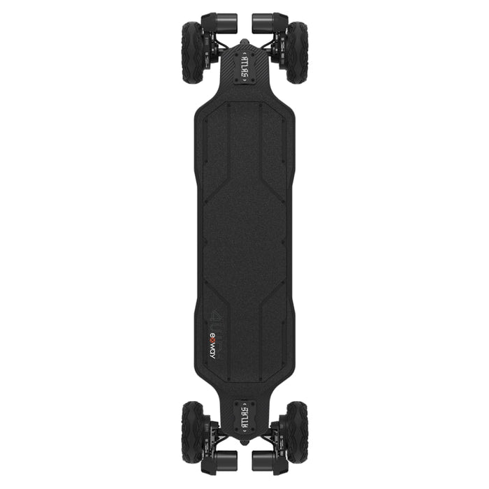 Exway Electric Skateboard All Terrain Exway Atlas Carbon-4WD All-Terrain 4-wheel Drive Electric Skateboard, max power rating 3000W