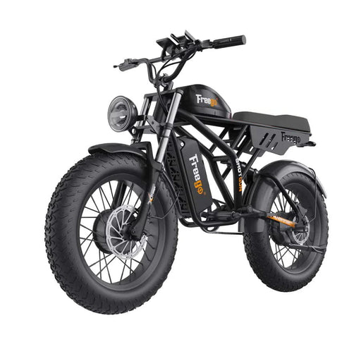 Freego Electric Bikes Black / Dual Piston Brake System Freego Shotgun Flash F3 Pro Max Premium Electric Bike Dual Motor and Upgraded Dual Battery 55Ah - Financing Available