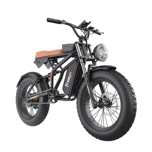 Freego Electric Bikes Freego F1 Fat Tire Off Road Electric Bike 1200W Powerful Motor Removable Battery