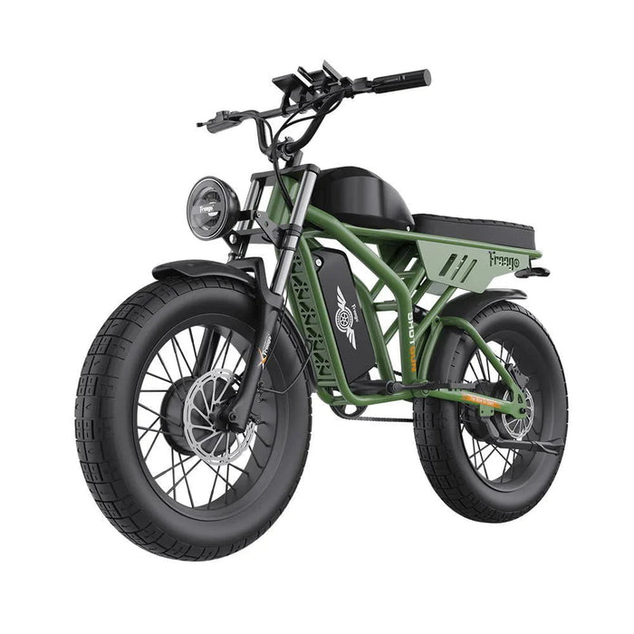 Freego Electric Bikes Freego Shotgun Flash F3 Pro Max Premium Electric Bike Dual Motor and Upgraded Dual Battery 55Ah - Financing Available