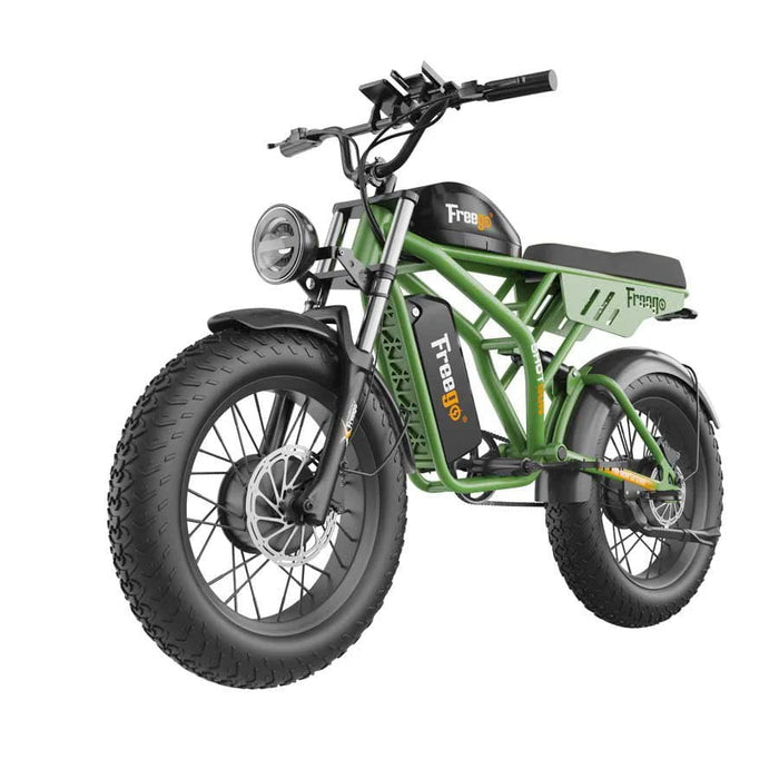 Freego Electric Bikes Green Freego Shotgun F3 Pro 2000W Electric Bike Dual Battery Motor - Financing Available