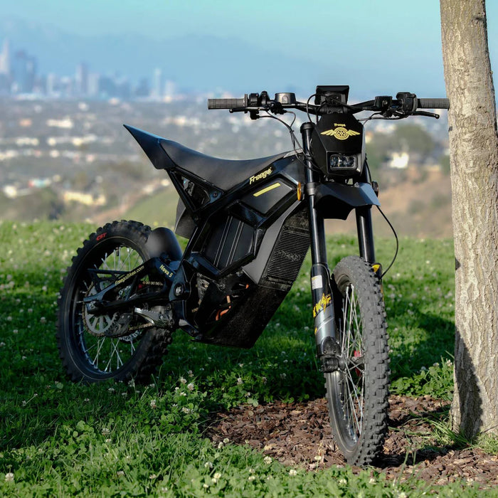 Freego NOVA 5/NOVA 5 PRO Mid-Drive Off-Road Electric Dirt Bike - 72V, 40Ah, 8000W/15,000W Peak, full suspension, 4-piston hydraulic brakes, max speed 53-62MPH - 100% Financing Available