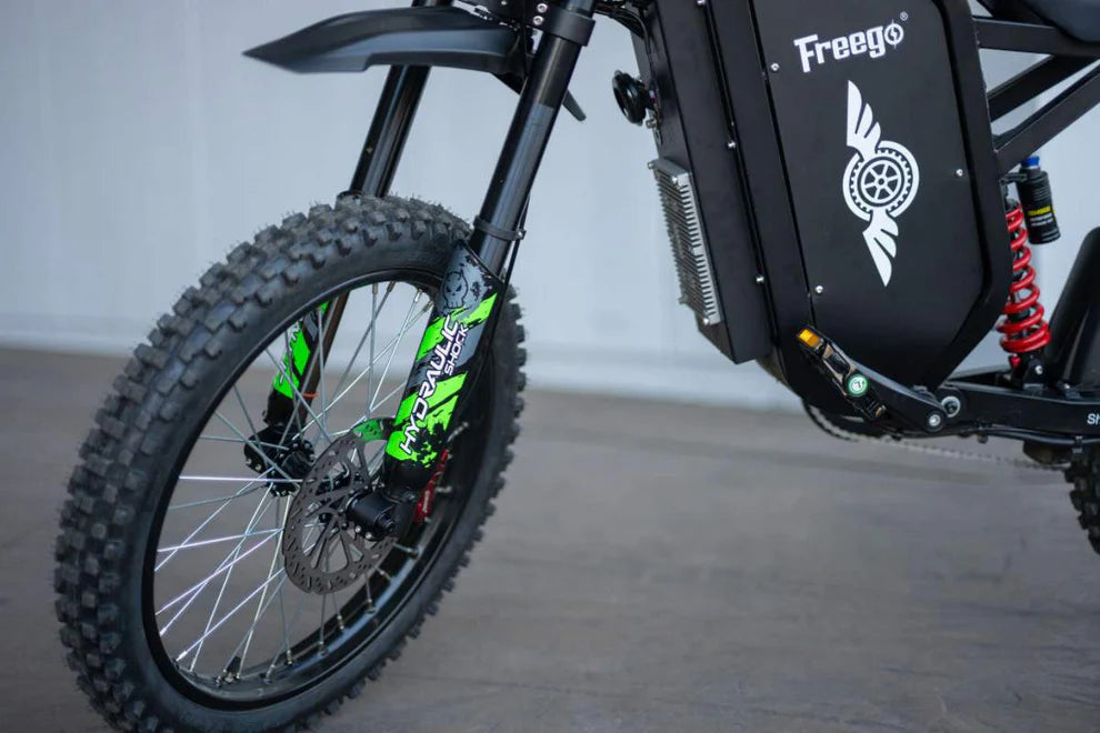 Ships Mid June - Freego X3 PRO All-Terrain Electric Dirt Bike - 72V, 50Ah, 8000W peak, 56 MPH max speed,  full suspension, hydraulic brakes - 100% Financing Available