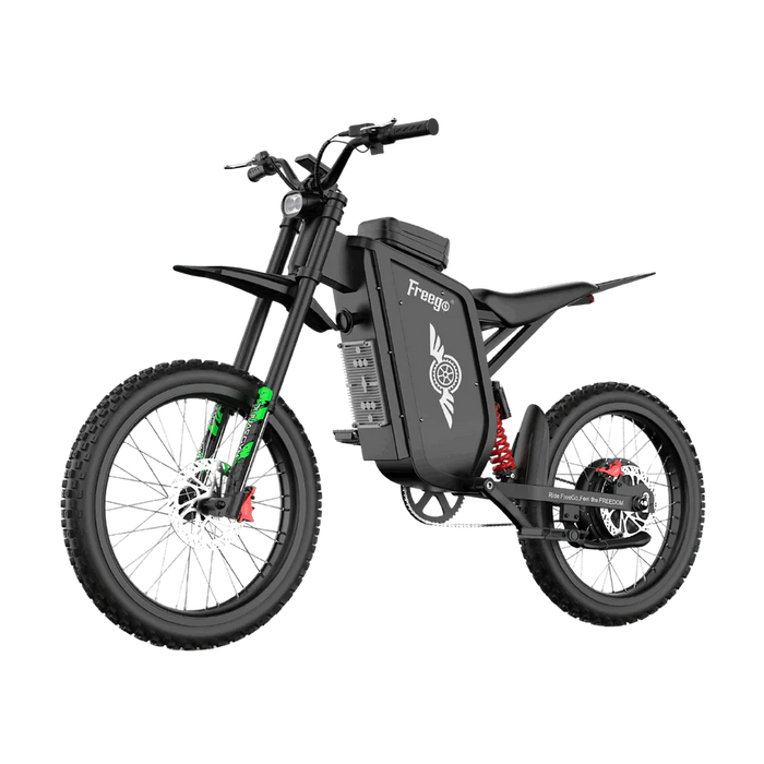 Ships Mid June - Freego X3 PRO All-Terrain Electric Dirt Bike - 72V, 50Ah, 8000W peak, 56 MPH max speed,  full suspension, hydraulic brakes - 100% Financing Available
