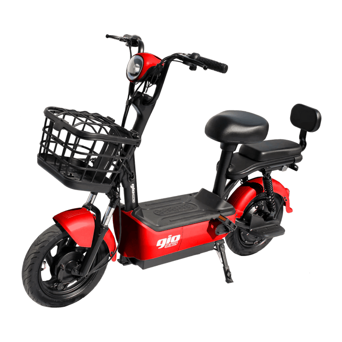 Gio Electric Bikes EMBER RED GIO WISP ELECTRIC SCOOTER BIKE