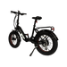 Gio Electric Bikes GIO LIGHTNING FOLDING ELECTRIC BIKE BLACK WITH FAT TIRES