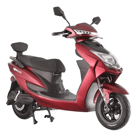 Gio Electric Motorcycle Matte Red GIO PHOENIX PR ESCOOTER
