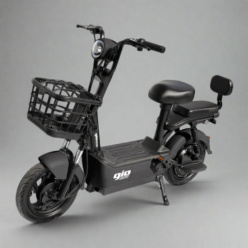 GIO Scooters Black GIO Wasp Electric Bike Scooter - 400W 48v 28Ah - 100% Financing Available!