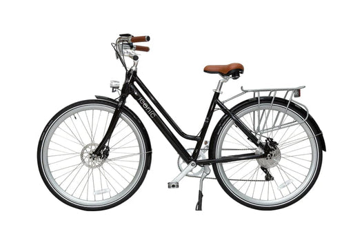 Iconic Electric Bikes Black ICONIC ULTRALIGHT STEP-THROUGH 350W Motor 36V 7Ah speed up to 20 MPH