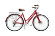 Iconic Electric Bikes Red ICONIC ULTRALIGHT STEP-THROUGH 350W Motor 36V 7Ah speed up to 20 MPH