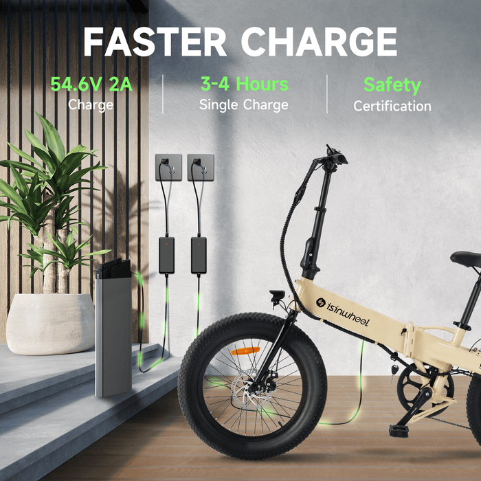 Isinwheel Electric Bikes Isinwheel U5 500W Folding Electric Bike - 500W - Financing Available!