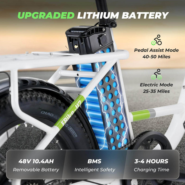 Isinwheel Electric Bikes Isinwheel U7 500W Cargo Bike - 48V 10.4Ah Battery 7 Speed - Financing Available!