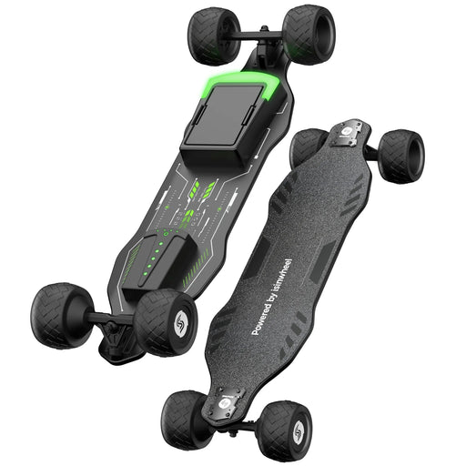 Isinwheel Electric Skateboard Isinwheel V8 Electric Skateboard with Portable Removable Battery &amp; Remote Control 37V 5Ah | 600*2 Power | 28 MPH | 10-12 Miles