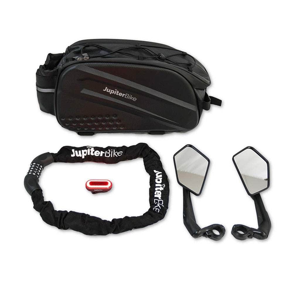 Jupiter Bike Cargo/Commuter Package - LED bike light, right/left mirro ...