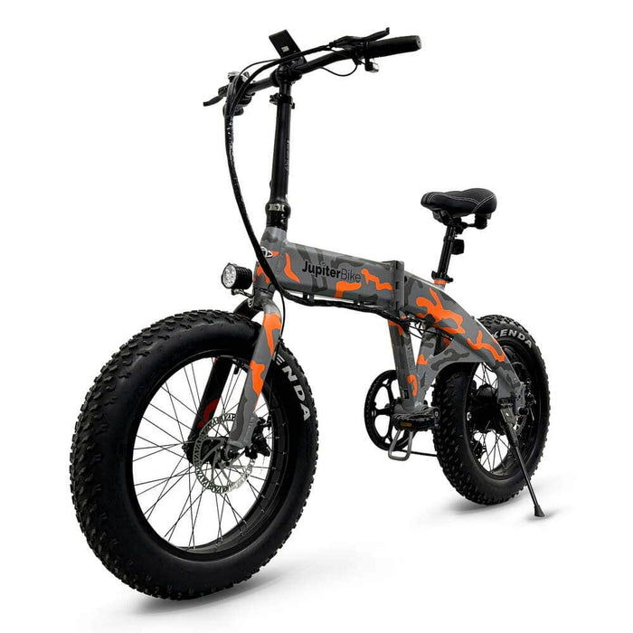 jupiter smart folding electric bicycle Jupiter Defiant Folding Fat Tire E-Bike