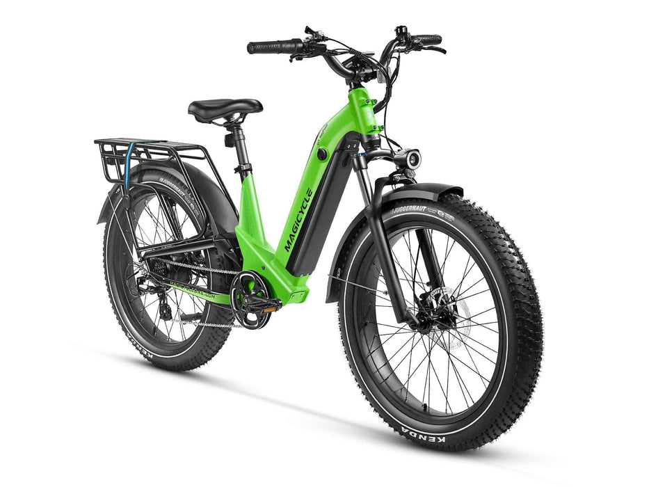 Magicycle Electric Bikes Neon Green Magicycle Deer Full Suspension Ebike SUV - Off Road Version - 750w/1100w 96nm - 52V 20AH- 80plus mile range - Financing Available