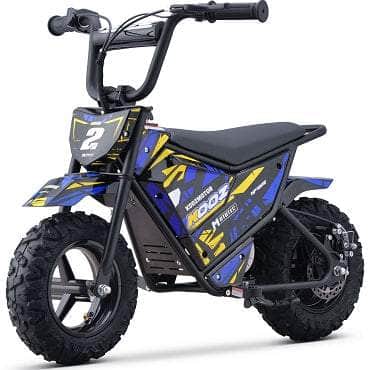 MotoTec Blue Electric Mini Bike 24v 250w - 100% Financing Available!