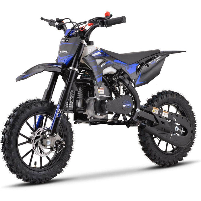 RED - MotoTec Thunder 50cc 2-Stroke Kids Gas Dirt Bike Blue, Pull Star RED - MotoTec Thunder 50cc 2-Stroke Kids Gas Dirt Bike Blue, Pull Star
