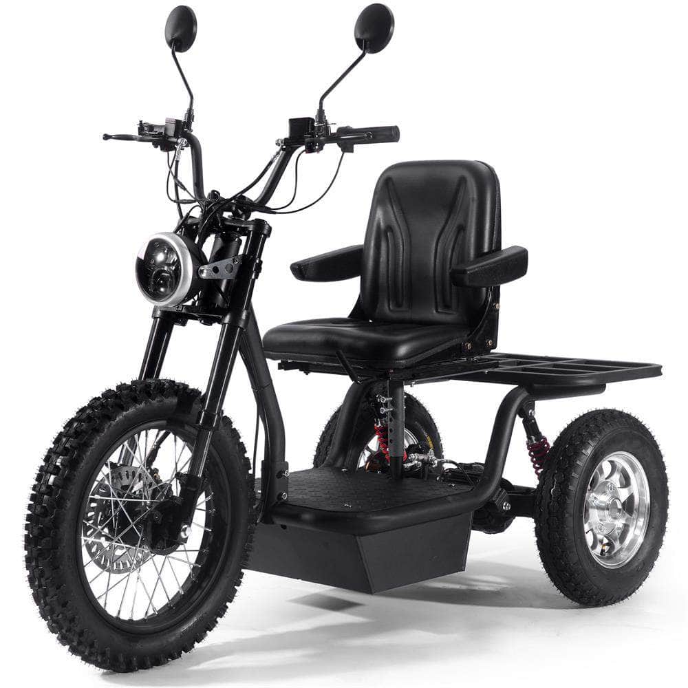 MotoTec Electric Trike 60v 1800w dual hydraulic brakes, backrest