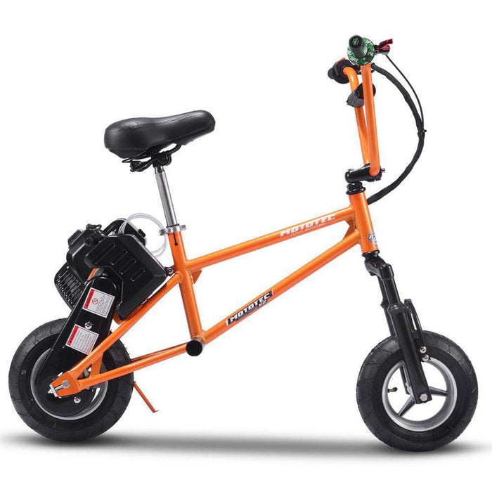 Mototec Electric Bikes Orange MotoTec 49cc Gas Mini Bike V2