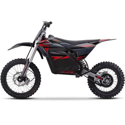 Mototec Electric Dirt Bikes NEW!  MotoTec 72V Pro Electric Dirt Bike 5000w Lithium, 30Ah, brushless, front and rear suspension and hydraulic brakes, bluetooth