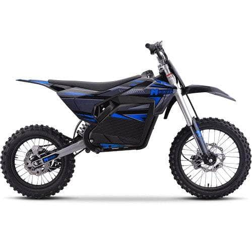 Mototec Electric Dirt Bikes NEW!  MotoTec 72V Pro Electric Dirt Bike 5000w Lithium, 30Ah, brushless, front and rear suspension and hydraulic brakes, bluetooth