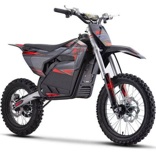 MotoTec 72V Pro Electric Dirt Bike 5000W Lithium Red