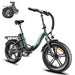 Mukkpet Electric Bikes Green MUKKPET GL 48V/13AH 500W(750W Peak) All-Terrain Low Step Folding Fat Tire Electric Bike